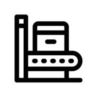 conveyor icon. line icon for your website, mobile, presentation, and logo design. vector