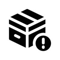 defective icon. glyph icon for your website, mobile, presentation, and logo design. vector