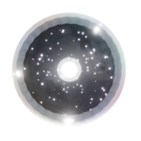 A circular object with a star in the center png