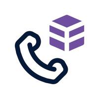 customer service icon. dual tone icon for your website, mobile, presentation, and logo design. vector