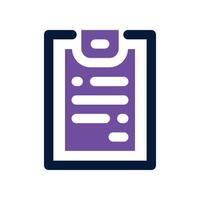 invoice icon. dual tone icon for your website, mobile, presentation, and logo design. vector