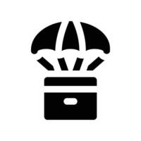 drop shipping icon. glyph icon for your website, mobile, presentation, and logo design. vector