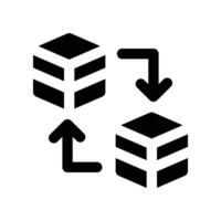 replacement icon. glyph icon for your website, mobile, presentation, and logo design. vector