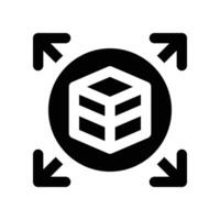 distribution icon. glyph icon for your website, mobile, presentation, and logo design. vector