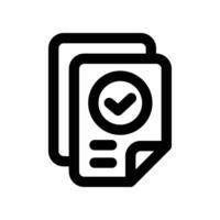agreement icon. line icon for your website, mobile, presentation, and logo design. vector
