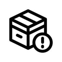defective icon. line icon for your website, mobile, presentation, and logo design. vector