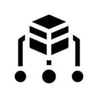 categorization icon. glyph icon for your website, mobile, presentation, and logo design. vector
