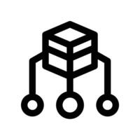 categorization icon. line icon for your website, mobile, presentation, and logo design. vector