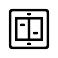 switch icon. line icon for your website, mobile, presentation, and logo design. vector