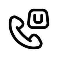 order call icon. line icon for your website, mobile, presentation, and logo design. vector