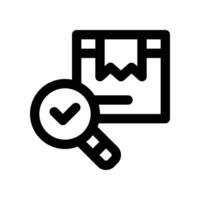 search shopping icon. line icon for your website, mobile, presentation, and logo design. vector