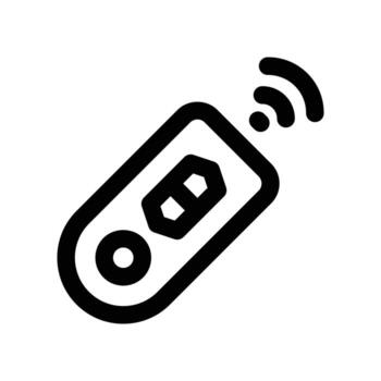 remote control icon. line icon for your website, mobile, presentation, and logo design. vector