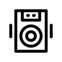speaker icon. line icon for your website, mobile, presentation, and logo design. vector