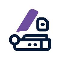 scanner icon. dual tone icon for your website, mobile, presentation, and logo design. vector