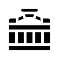 container icon. glyph icon for your website, mobile, presentation, and logo design. vector