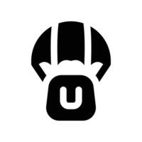 parachute delivery icon. glyph icon for your website, mobile, presentation, and logo design. vector