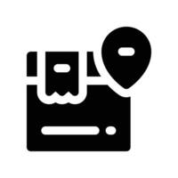 shipping icon. glyph icon for your website, mobile, presentation, and logo design. vector
