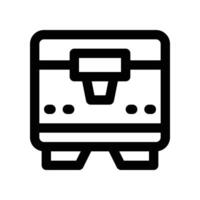 3d printer icon. line icon for your website, mobile, presentation, and logo design. vector