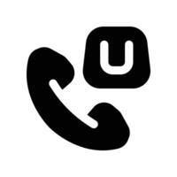 order call icon. glyph icon for your website, mobile, presentation, and logo design. vector