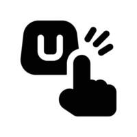 shopping icon. glyph icon for your website, mobile, presentation, and logo design. vector
