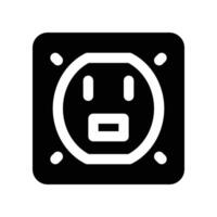 socket icon. glyph icon for your website, mobile, presentation, and logo design. vector