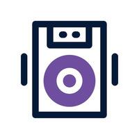 speaker icon. dual tone icon for your website, mobile, presentation, and logo design. vector