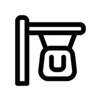sale sign icon. line icon for your website, mobile, presentation, and logo design. vector