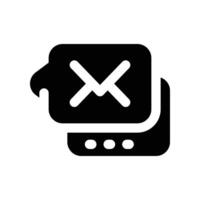 mail icon. glyph icon for your website, mobile, presentation, and logo design. vector