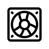 fan icon. line icon for your website, mobile, presentation, and logo design. vector