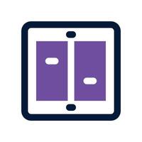 switch icon. dual tone icon for your website, mobile, presentation, and logo design. vector