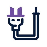 plug icon. dual tone icon for your website, mobile, presentation, and logo design. vector