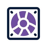 fan icon. dual tone icon for your website, mobile, presentation, and logo design. vector