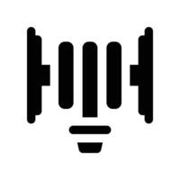 hose icon. glyph icon for your website, mobile, presentation, and logo design. vector