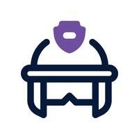 helmet icon. dual tone icon for your website, mobile, presentation, and logo design. vector