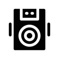 speaker icon. glyph icon for your website, mobile, presentation, and logo design. vector