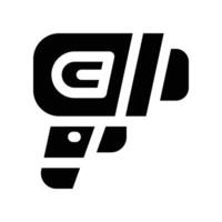 barcode scanner icon. glyph icon for your website, mobile, presentation, and logo design. vector
