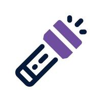 flashlight icon. dual tone icon for your website, mobile, presentation, and logo design. vector