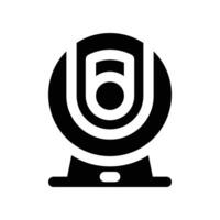 webcam icon. glyph icon for your website, mobile, presentation, and logo design. vector