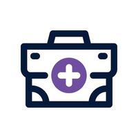 first aid icon. dual tone icon for your website, mobile, presentation, and logo design. vector