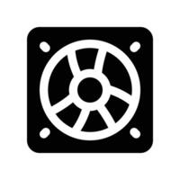 fan icon. glyph icon for your website, mobile, presentation, and logo design. vector
