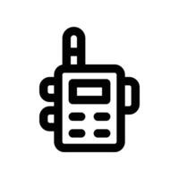walkie talkie icon. line icon for your website, mobile, presentation, and logo design. vector