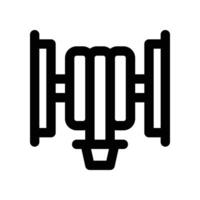 hose icon. line icon for your website, mobile, presentation, and logo design. vector