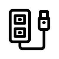 connector icon. line icon for your website, mobile, presentation, and logo design. vector