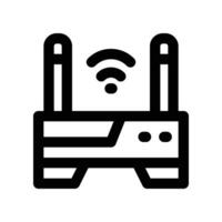 router icon. line icon for your website, mobile, presentation, and logo design. vector