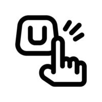 shopping icon. line icon for your website, mobile, presentation, and logo design. vector