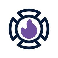 emblem icon. dual tone icon for your website, mobile, presentation, and logo design. vector