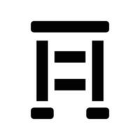 ladder icon. glyph icon for your website, mobile, presentation, and logo design. vector