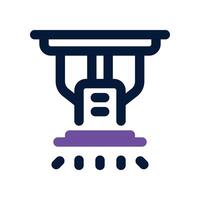 sprinkler icon. dual tone icon for your website, mobile, presentation, and logo design. vector