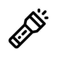 flashlight icon. line icon for your website, mobile, presentation, and logo design. vector