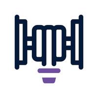 hose icon. dual tone icon for your website, mobile, presentation, and logo design. vector